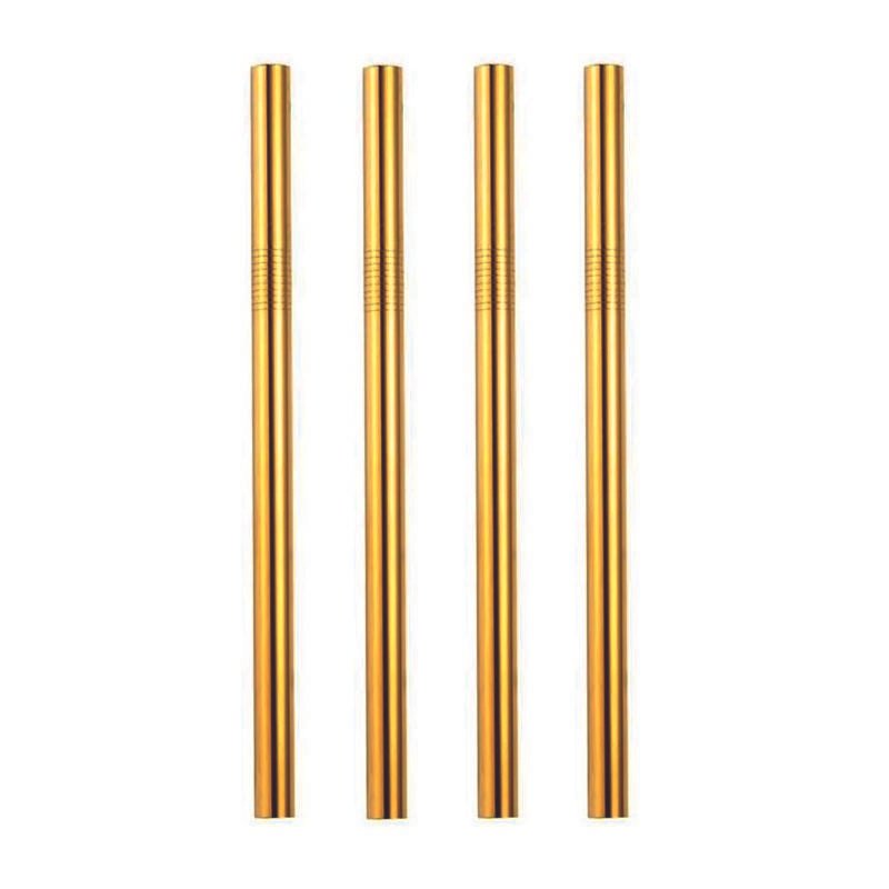 Aura Gold Smoothie Straws Extra Wide 10mm