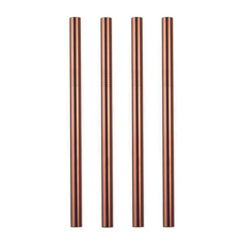 Rose Gold Smoothie Straws 10mm Extra Wide